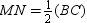 <strong>In   , M and N are the midpoints of   and   as shown. Then:</strong> A)   B)   C)   D)None of These <div style=padding-top: 35px> 
