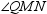 In rhombus MNPQ , diagonal is congruent to side . Find m .