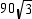 <strong>On a baseball diamond (a square), the distance from home plate to first base is 90 feet. Find the exact distance from home plate to second base.</strong> A)90 feet B) feet C) feet D)None of These