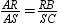 In the figure, intersects two sides of as shown. If , what relationship must hold true?