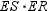 For a given circle, tangent is drawn from external point E so that point T is the point of tangency. Where E - R - S , secant intersects that circle at points R and S . Find an expression that is equivalent to .