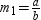 If and the slope of line is , then the slope of is .