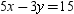 Find the point of intersection for the lines that are the graphs of and .