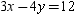 <strong>Find the point that is the y -intercept of the line .</strong> A)(4, 0) B)(0, 3) C)(0, -3) D)None of These