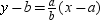 <strong>In the form , find the equation of the line that is the perpendicular- bisector of the line segment that joins (0,0)and (2 a ,2 b ).</strong> A) B) C) D)