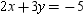 <strong>Find the general form for the line through the points (-2,3)and (4,-1).</strong> A) B) C) D)None of These