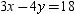 For the equation , find in the form an equivalent equation in which the coefficient (multiplier)of x is the number -9.
