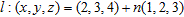 Explain why the lines decribed below are parallel. and