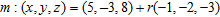 Explain why the lines decribed below are parallel. and