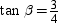 If in the right triangle with acute angles and , it follows that .
