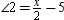<strong>For two intersecting lines, and are a pair of vertical angles formed. Given that m and m , find the value of x .</strong> A)x = 12 B)x = 24 C)x = 36 D)x = 72