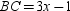 If , , and , find x .