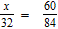 Solve the proportion. Round the result to three significant digits if necessary.