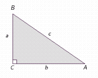  Solve the right triangle. Round your answer to the appropriate number of significant digits.  a = 13.5 \mathrm {~cm} , b = 13.5 \mathrm {~cm}    