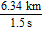 Use the rules for division of measurements to evaluate.  