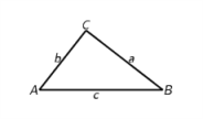 Solve the triangle using the labels as shown in the illustration below. Do not use rounded answers in your calculations. For final answers, round lengths of sides to three significant digits and angles to the nearest tenth of a degree. B = °, a = cm, c = cm