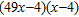<strong>Factor completely. </strong> A) B) C) D) E)