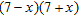<strong>Factor completely. Check by multiplying the factors. </strong> A) B) C) D) E)