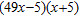 <strong>Factor completely. Check by multiplying the factors. </strong> A) B) C) D) E)