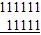 Subtract the following binary numbers and check your result by decimal subtraction.