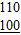 Use the 1's complement method to subtract the following binary numbers.