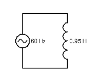 <strong>Inductive reactance (in ohms, ? ) equals 2 \pi \times \text { frequency } \times \text { inductance } . Find the inductive reactance in the ac circuit. Use the \pi key on your calculator and round the answer to two decimal places. </strong> A) 270.95 \Omega B) 358.14 \Omega C) 180.63 \Omega D) 361.26 \Omega E) 179.07 \Omega