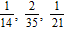 Find the LCD of the following set of fractions. LCD = __________