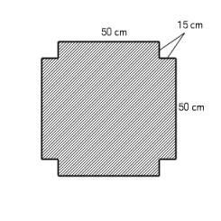 Find the area of the figure.  