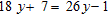 Solve the equation and check.   y = __________<div style=padding-top: 35px> 