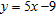 <strong>Find the equation of the line with the given slope and y intercept. </strong> A) B) C) D) E)