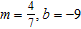 Find the equation of the line with the given slope and y intercept.