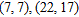 Find the equation of the line through the given points.