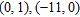 Find the equation of the line through the given points.