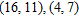 Find the equation of the line through the given points.