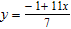 <strong>Solve for y in terms of x. </strong> A) B) C) D) E)