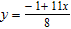 <strong>Solve for y in terms of x. </strong> A) B) C) D) E)