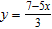 <strong>Solve for y in terms of x. </strong> A) B) C) D) E)