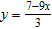 <strong>Solve for y in terms of x. </strong> A) B) C) D) E)