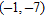 <strong>From the list below, select the ordered pair(s), which satisfies the following equation. </strong> A) B) C) D) E) F)