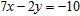 Complete the three ordered pair solution of the equation. (4, _____ ) (-2, _____ ) (- 6, _____ )