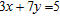 Solve for y in terms of x.