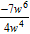 Reduce the rational expression to lowest terms.