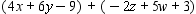 <strong>Remove the parentheses from the expression. </strong> A) 4x + 6y - 2z - 5w - 12 B) 4x + 6y + 2z + 5w - 6 C) 4x + 6y - 2z + 5w - 6 D) 4x + 6y + 2z - 5w - 12 E) 4x - 6y - 2z - 5w - 6