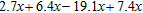 Combine the like terms.