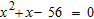 Solve the equation.  <div style=padding-top: 35px> 