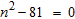 Solve the equation.  <div style=padding-top: 35px> 