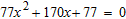 Solve the equation.  <div style=padding-top: 35px> 