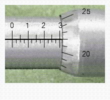 Read the measurement shown on the U.S. micrometer. __________ in.