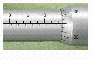 Read the measurement shown on the metric micrometer. __________ mm