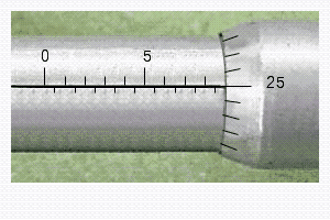 Read the measurement shown on the metric micrometer. __________ mm